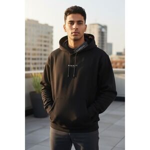 NWT Sonneti London Men's Black Hoodie Sz M